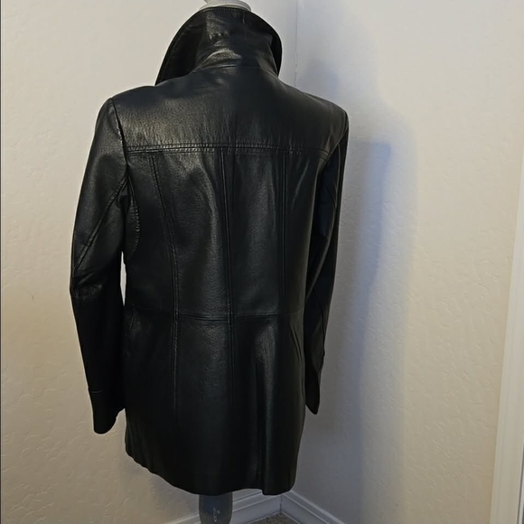 East 5th Leather Car Coat - Picture 3 of 11